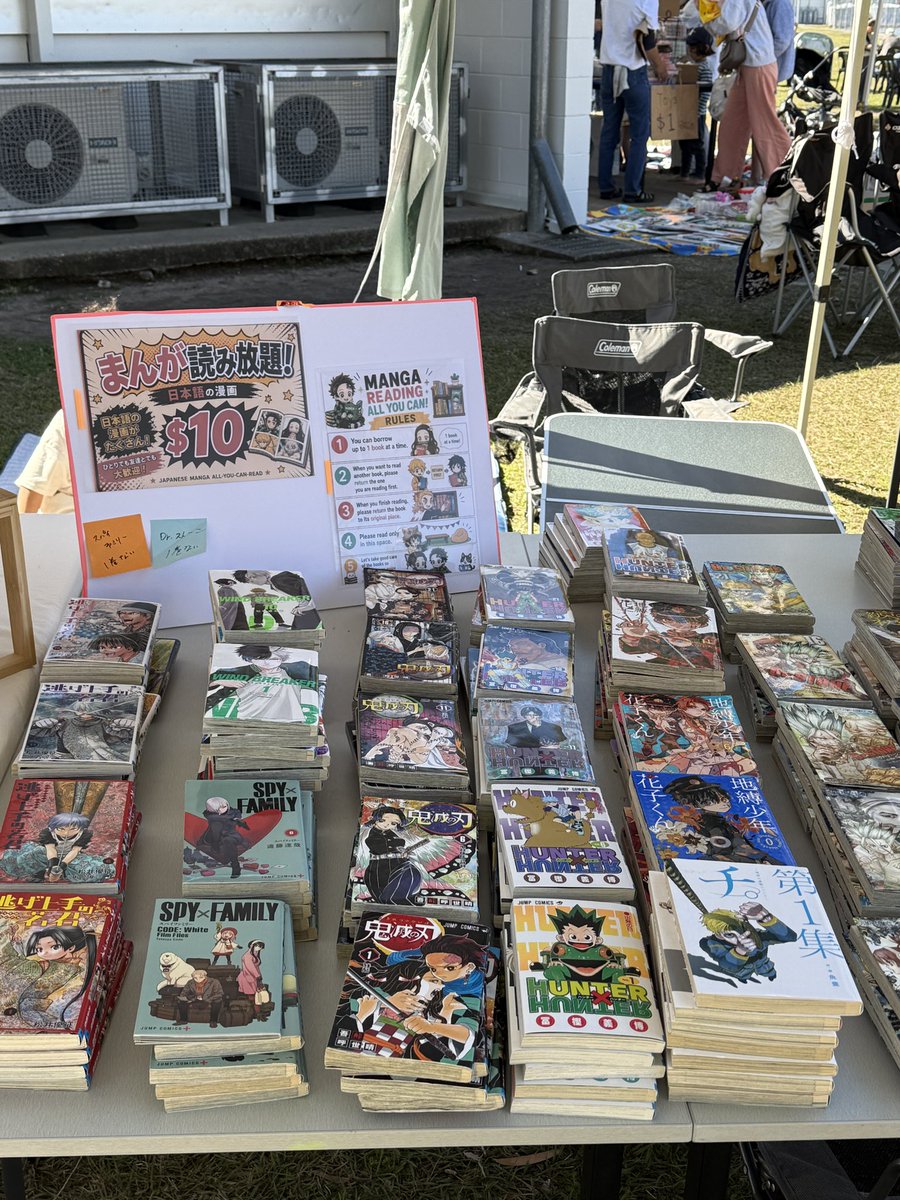 toshinet's tweet photo. サンシャインコーストのJAPANフェスティバルに初出店！ポケモングッズを中心に、漫画喫茶も始めました。どんな反応があるか楽しみです😄 https://t.co/IO9kCcCKzi