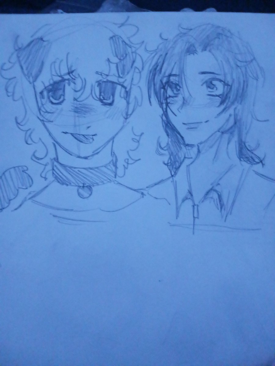 Asuka_kitty_'s tweet photo. @queenconqueefa I drew a puppyboy and the character u told me 😼😼 https://t.co/0OpFAdZGiV