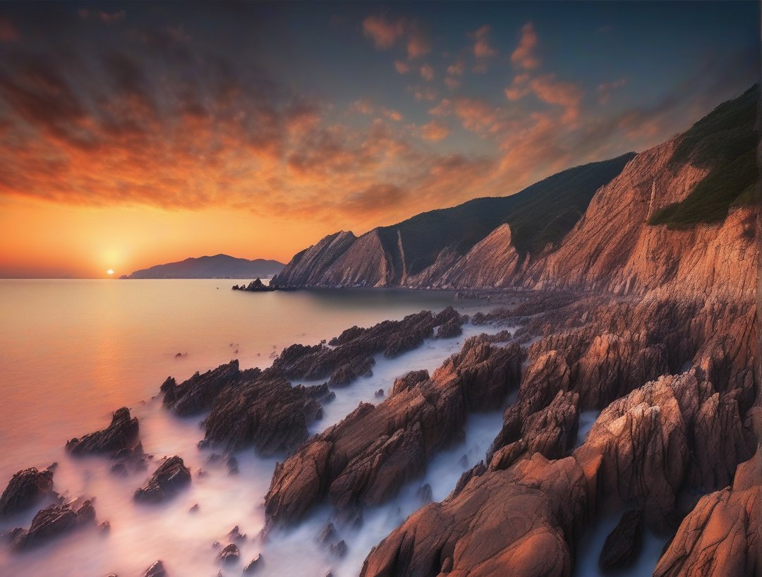 yinn196's tweet photo. Just finished a sunrise hike to the coastal cliff lookout—pink skies stretching over blue waves, salt in the air and that perfect, no-rush feeling that makes every step worth it. https://t.co/K160JaJG7v