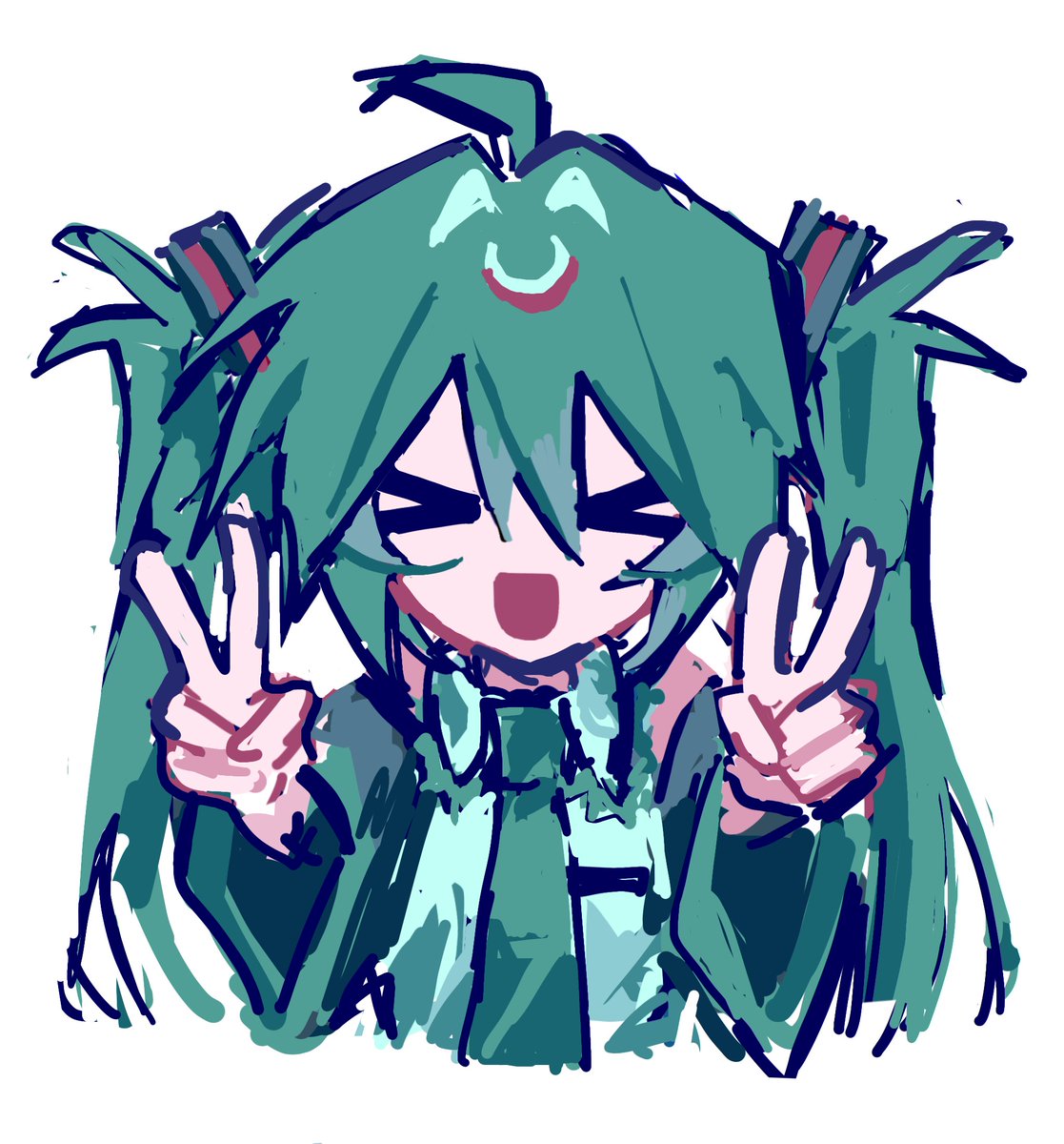 k4nadei's tweet photo. Miku https://t.co/vLinRRlpWn
