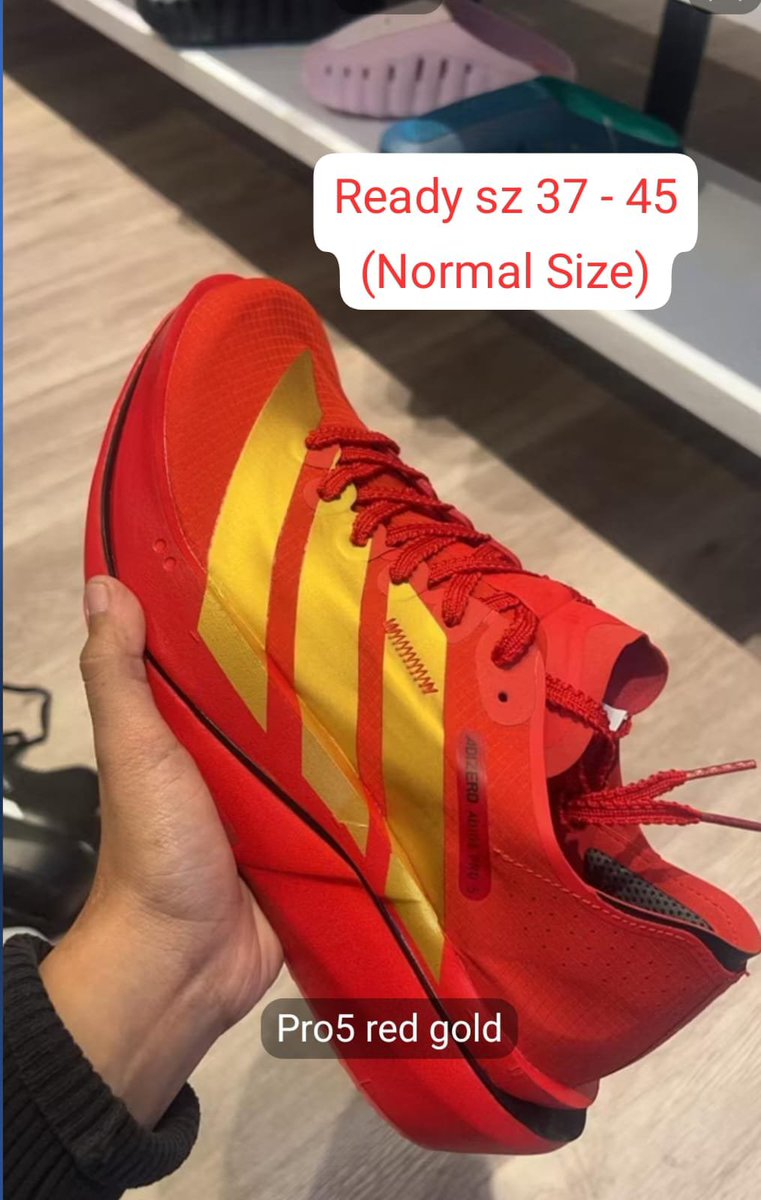 efmdrawings's tweet photo. WTS sepatu Adidas Adizero
Mirror quality 1:1
lengkap dengan box
size sesuai yg ada di foto

yang mau tanya² bisa dm atau chat via wa 0813 8279 7293

#shoes #sepatu #zonauang https://t.co/PjY6rF5KbE