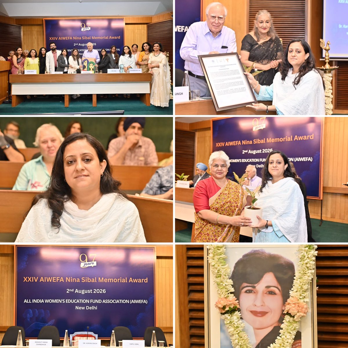 aiwefa's tweet photo. AIWEFA XXIV NSA Award ceremony 2026 held on  2nd Aug.with the organisations working for‘Women in Distress’.AIWEFA is pleased to confer Commendation the outstanding work done by SNEHALAYA to rescue women and children trapped in the crippling cycles of poverty and sexual abuse. https://t.co/ZgIWxn9X4K