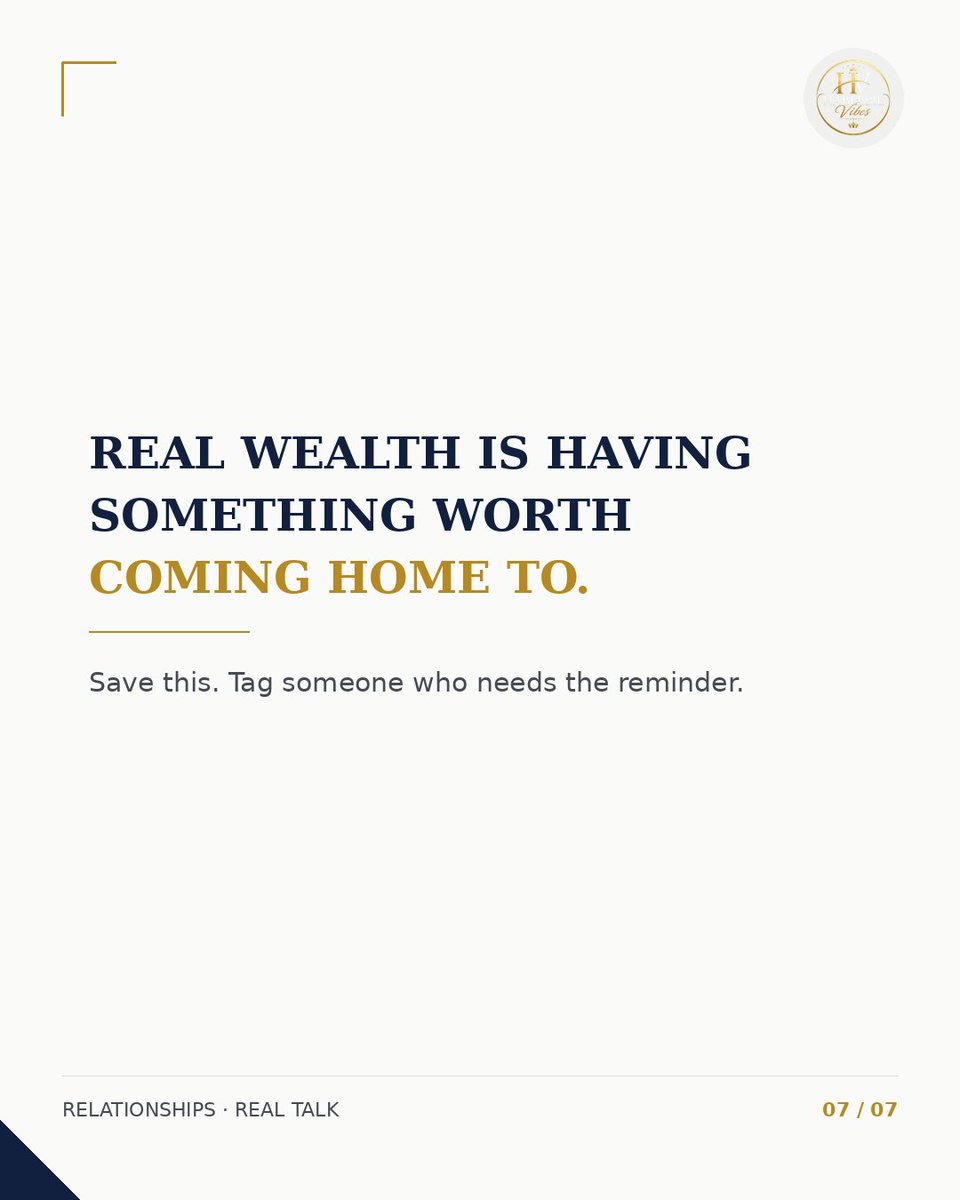 HabeebieVibes's tweet photo. Build wealth.
But don't become so obsessed with making money that you lose the people who made the journey meaningful.
....................
What would you add to this list below?
#RelationshipWisdom #FinancialSuccess #PersonalGrowth #HealthyRelationships #WealthMindset https://t.co/NGMFxJT1ll