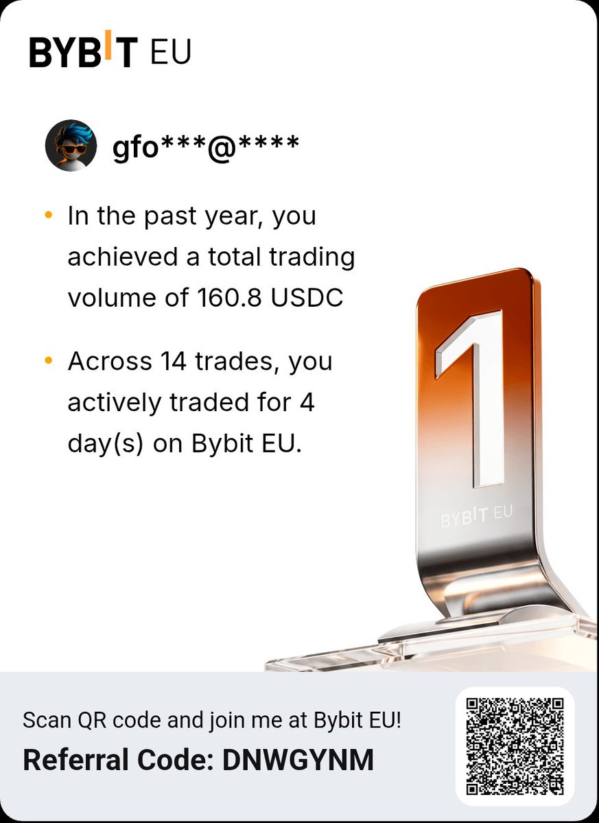 warriorChallen's tweet photo. Use my referral code to get started and claim your €25 in BTC reward as a qualified referee! #BybitEUAnniversary https://t.co/Meas5h128y https://t.co/KeQAcFr7Gi