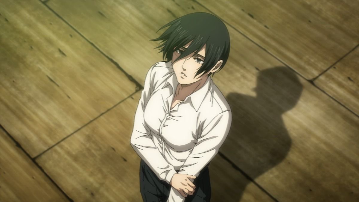 animesznn's tweet photo. Mikasa never had a bad frame in attack on titan 😍 https://t.co/8Q7h8BoTwf