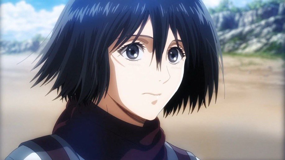 animesznn's tweet photo. Mikasa never had a bad frame in attack on titan 😍 https://t.co/8Q7h8BoTwf