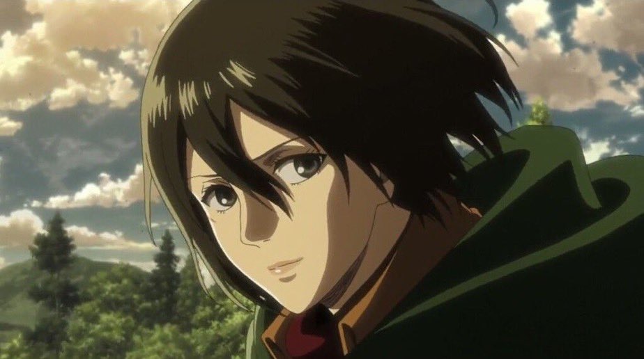 animesznn's tweet photo. Mikasa never had a bad frame in attack on titan 😍 https://t.co/8Q7h8BoTwf