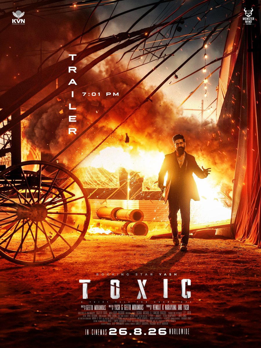 PiccharTalkies's tweet photo. DETONATING. 7:01 PM | TODAY  #ToxicTrailer https://t.co/AqcSkIdij6