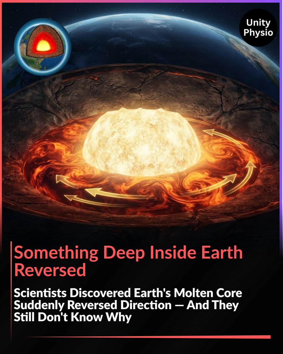 wellnessciences's tweet photo. Scientists discovered that a massive flow of molten iron deep beneath the Pacific suddenly reversed direction in 2010 — and the cause remains unknown. ESA satellite data shows the surge is now weakening, hinting it may be part of a natural cycle.
https://t.co/ecLjELPjIM https://t.co/0Xbp739wZW