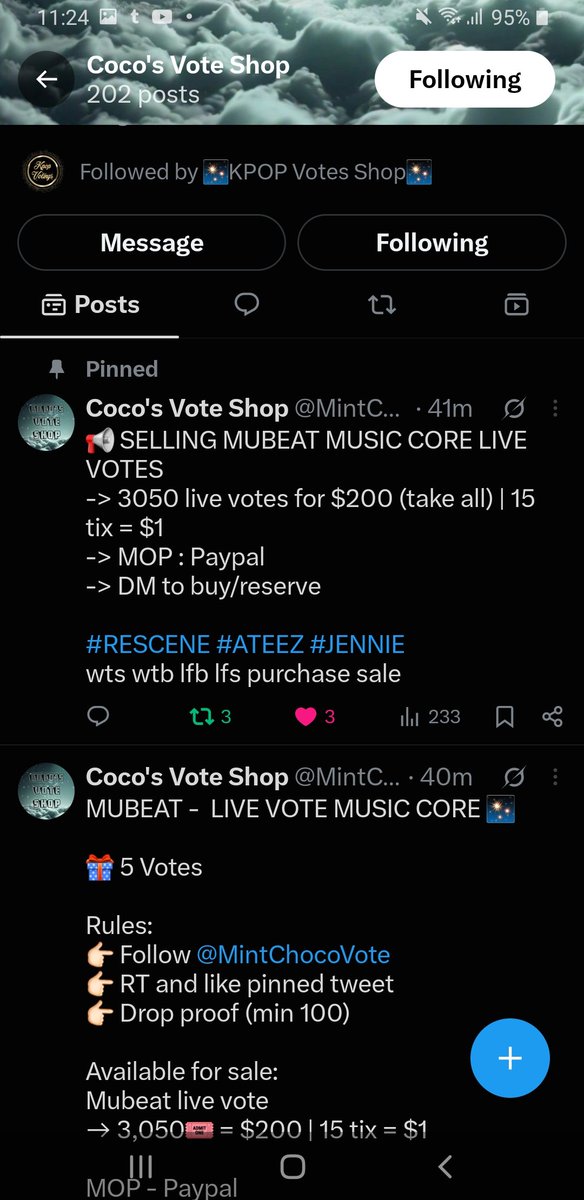 _P0IsOn_IvY_'s tweet photo. @MintChocoVote #Ateez https://t.co/tkWSVYv3XS