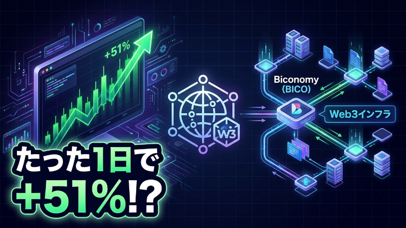 meke_crypto's tweet photo. 📈たった1日で+51%って何が起きた？

BiconomyはWeb3アプリを「使いやすくする裏方」として注目されてきたプロジェクト。

最近、大手との連携や新機能の発表が重なり、一気に買いが集まった模様。

地味な存在だけど、アプリの使い勝手を支えるインフラ系は長期目線で化けやすい👀

あなたはインフラ系トークン、気にしてる？

#BICO #仮想通貨 #Web3