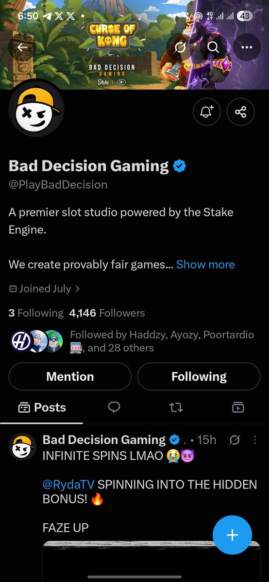 Homeoflaughter_'s tweet photo. @HaddzyJR @PlayBadDecision @Haddzydotcom @Haddzy That first RAW MAX win is absolutely insane! 🔥 Kong is already going crazy 😂 @Haddzy I’d love to be one of the 5 lucky winners. 

Good luck everyone! 🙌🍀 https://t.co/MAdiFRfZa0