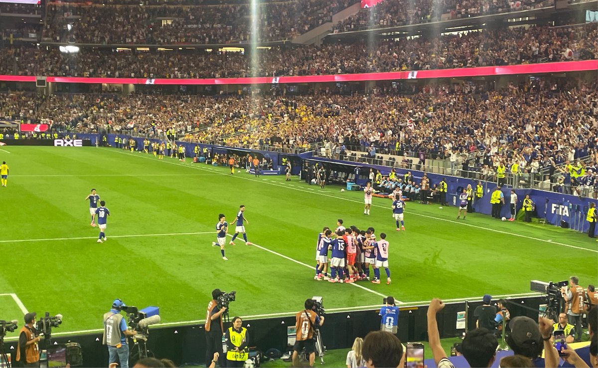 masataptrip's tweet photo. 日本 vs スウェーデン  @ダラススタジアム

#北中米W杯観戦記 #FIFAWorldCup #Daihyo #Dallas https://t.co/Mf6vY5BiHK
