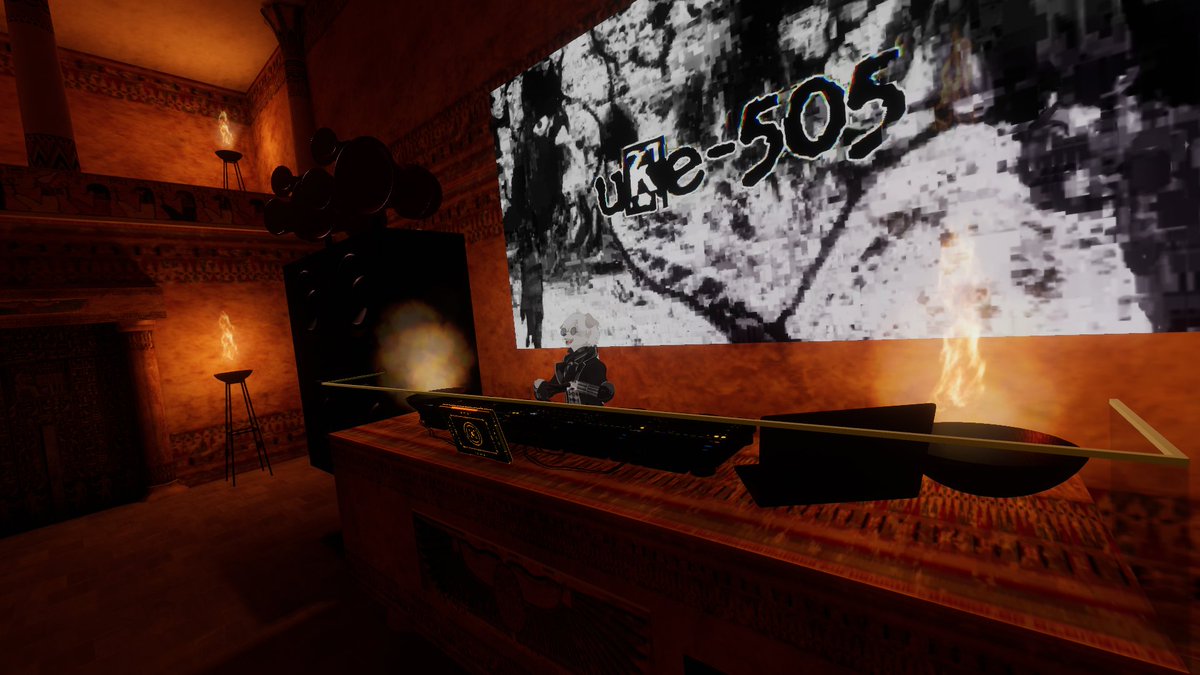 SeraAkai's tweet photo. 505uke at VR_EGYPT Techno Day
The performance of 505uke impressed us as "This is techno music". It generated deep and dark world of its own. Matured knowledge and technique, it fascinated us so much. 505uke always impresses from its superb performance. 
 ＃VETD https://t.co/NsazWriwFv