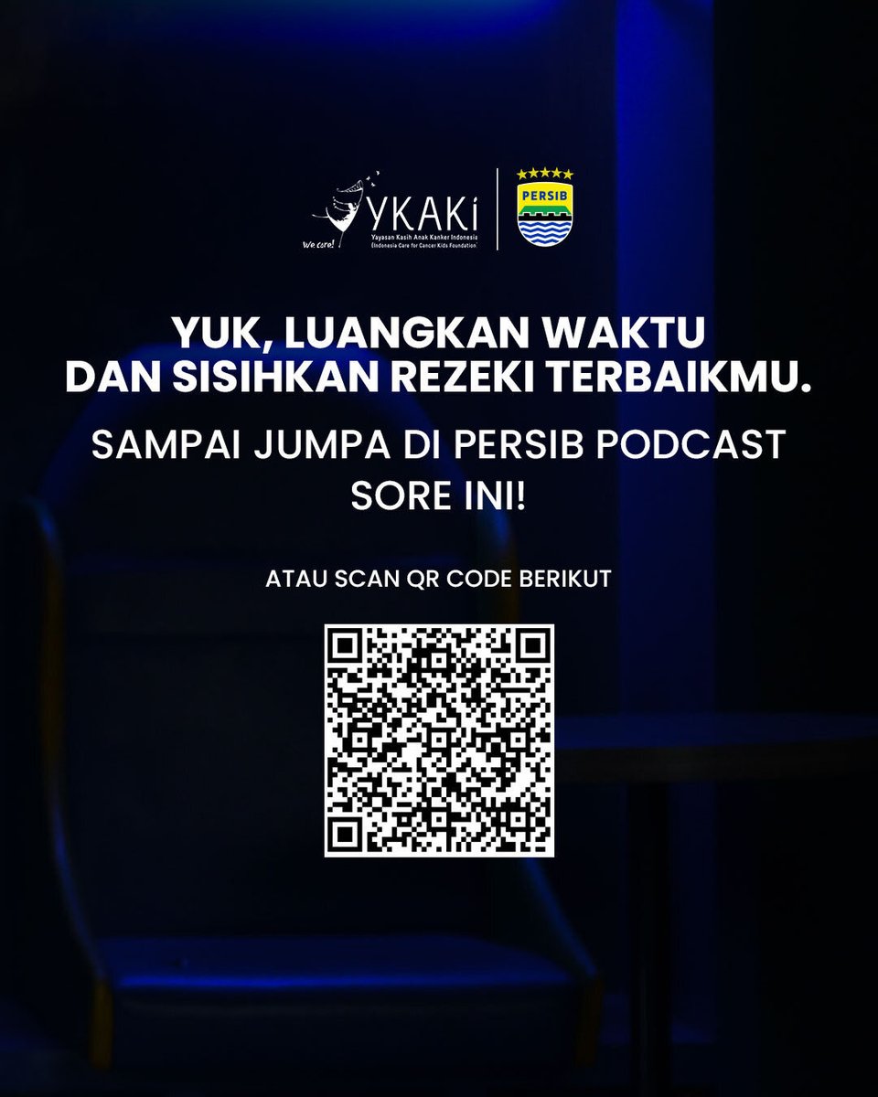 persib's tweet photo. Setiap rupiah ketulusan yang Bobotoh donasikan akan menjadi semangat baru, senyum, dan harapan bagi adik-adik kita di Yayasan Kasih Anak Kanker Indonesia. 

#SumangetAnyar #PERSIB https://t.co/73Y4Epb2sR