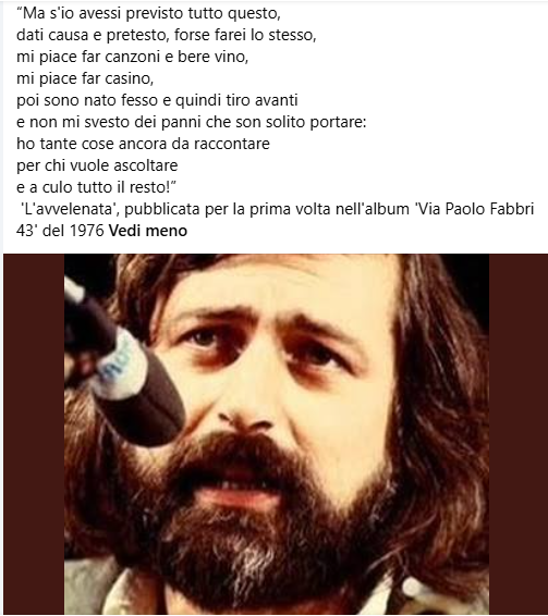 BlobRai3's tweet photo. Alle 20 su Rai3 puntata speciale di #blob dedicata a #francescoguccini: noi ci saremo e voi? A cura di Paolo Papo. https://t.co/JeykpnZEOH