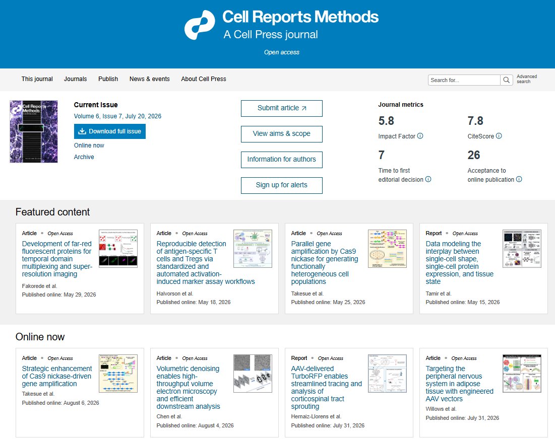 H_Dant_T's tweet photo. 筆頭の2論文が同じページの違う欄に掲載中
いい経験
#cellpress
#cellreportsmethods
#bitrex
#syntheticgenomics https://t.co/NWwgepIYjA