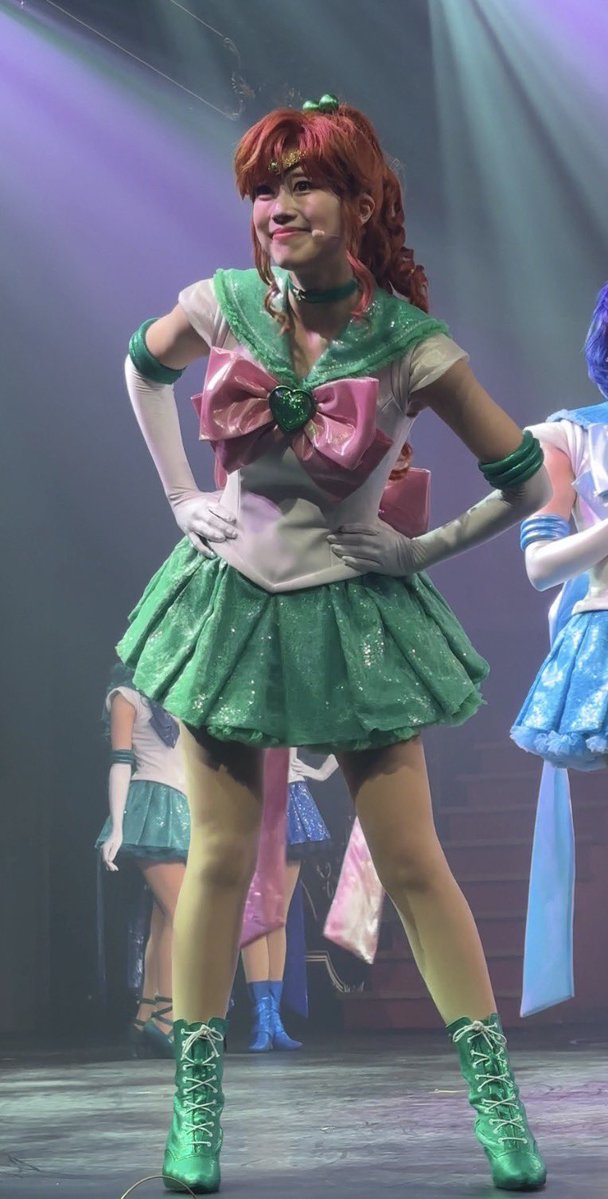sk5_moon's tweet photo. 🌙Team Silver Moon⁡

スーパーセーラージュピター/木野まこと役✨️
#杉本愛莉鈴  さん(@maririn_LUCY )💚🌙
⁡
奇跡の一枚😭😭😭😭

#美少女戦士セーラームーン 
#prettyguardiansailormoonshiningtheater #shiningtheater 
#シャイニングシアター https://t.co/u7Oolrry0S