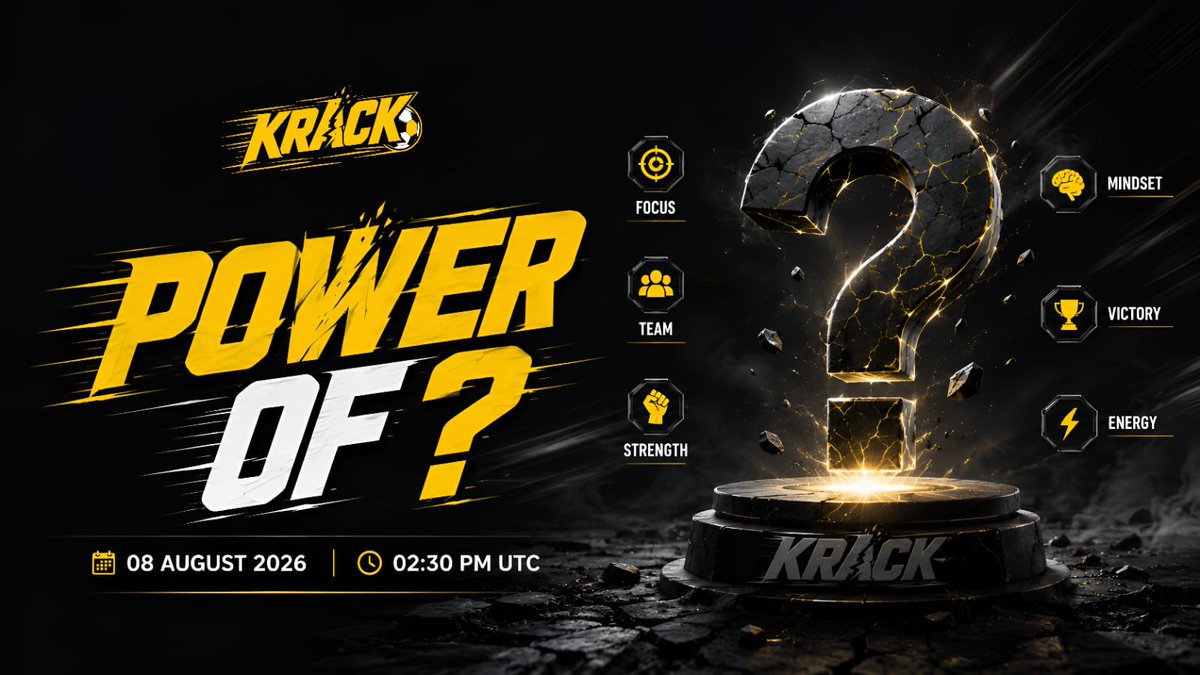 OK_OmarKhan's tweet photo. THE POWER OF “?” IS ABOUT TO BE REVEALED! ⚡

What is the Power of ?
Is it Power of Opportunity?
Power of Timing?
Power of Community?
Or something BIGGER connected to KRACK & BLOVE? 👀🔥

One meeting. One powerful message. One moment that could change how you see the journey ahead. 🚀

🎙️ Host: Mr. Omar Khan (OK)
📅 Date: 8th August 2026
⏰ Time: 02:30 PM UTC

🇮🇳 India: 08:00 PM
🇵🇰 Pakistan: 07:30 PM
🇧🇩 Bangladesh: 08:30 PM

Join Zoom Meeting
https://t.co/AYtP18tJFs

Meeting ID: 862 9490 3621
Passcode: 730750

🔥 KRACK × BLOVE COMMUNITY — BE THERE!