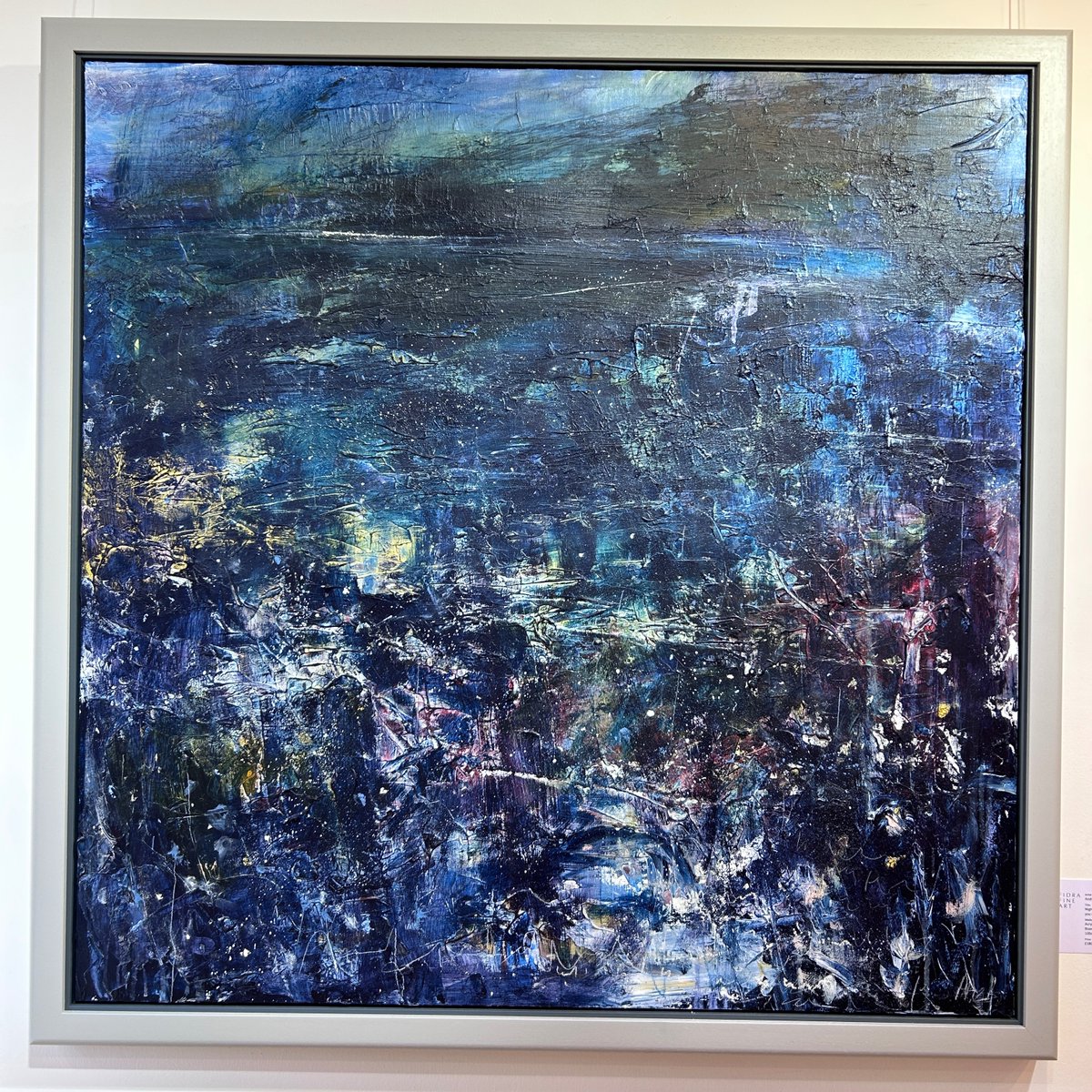 FidraFineArt's tweet photo. Summer Exhibition open 11-4 today &amp; 12-4 Sunday in Gullane.

One of two typically textural, Gullane themed landscapes in the summer show by Andy Heald.

Night Walk, Gullane (Were you Expecting Spring?)
Acrylic, Pastel &amp; Pencil on Board
100x100cm, 120x120cm framed.

#andyheald https://t.co/PDyQd1sc0j