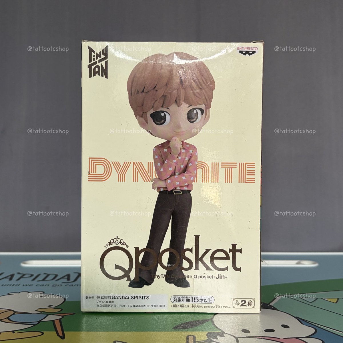 tattootcshop's tweet photo. พร้อมส่ง 💜
TinyTan dynamite Jin ราคา 200 ฿ ส่งฟรี
รายละเอียดเพิ่มเติม ทัก dm น้า

เก็บเงินปลายทางในแอพส้มค่า
#ตลาดนัดบังทัน #ตลาดนัดbts #ปล่อยของสะสมบังทัน https://t.co/ecQOZzBC5n