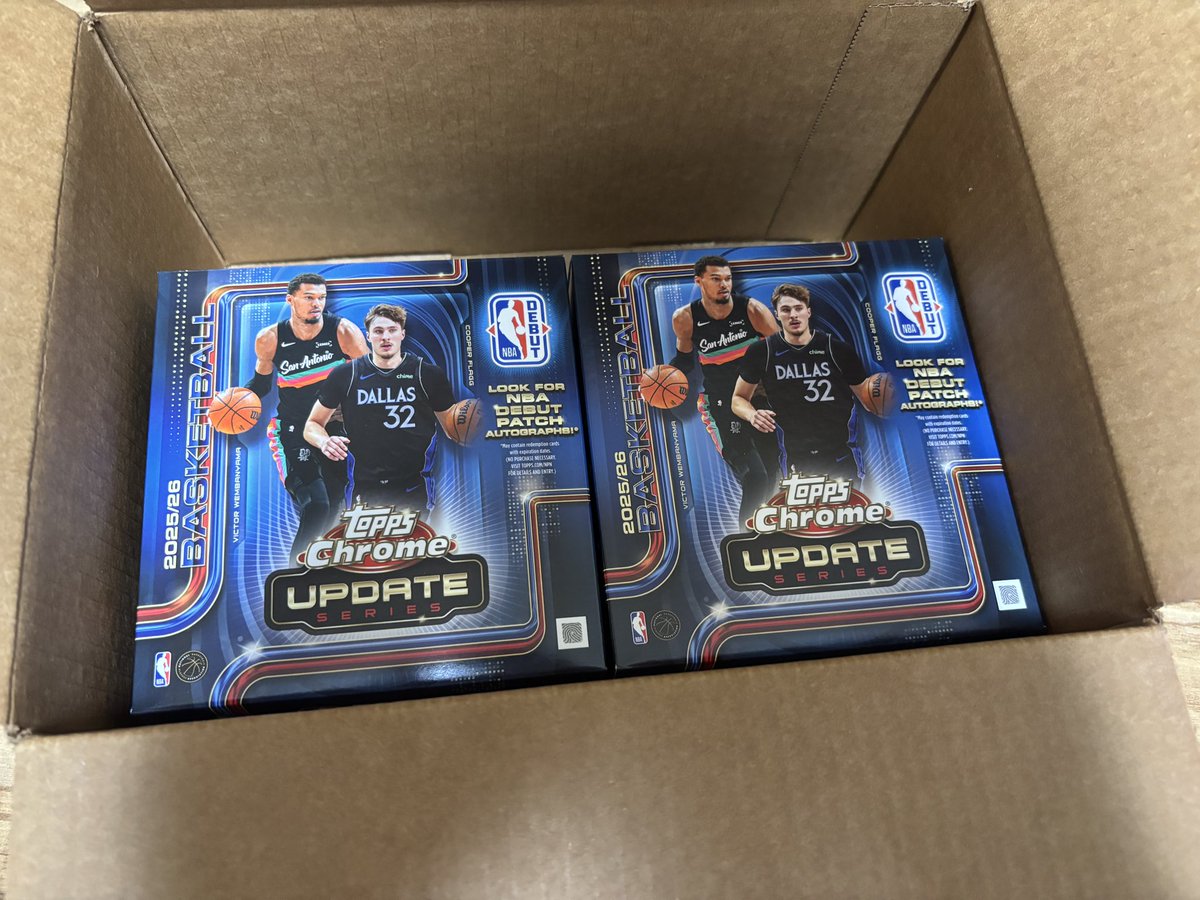 Cedar_richNo1's tweet photo. Topps USで購入したTopps Chrome  Update Mega ×4箱が到着！

@Topps @toppsjapan https://t.co/gcSUDhxcnq