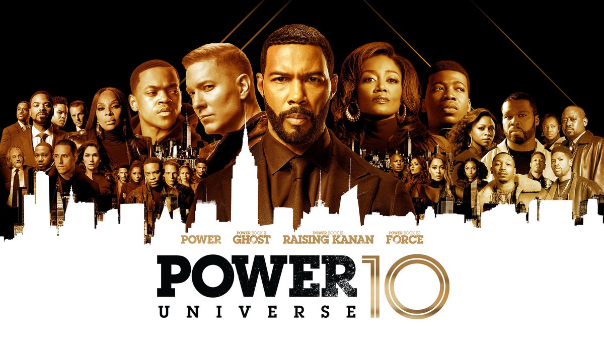 KingJordan_57's tweet photo. Say what you want about the Power Universe but the fact that all four shows managed to get full length runs to a conclusion in an era where TV Shows are constantly getting cancelled midway through is impressive. #RaisingKanan #PowerStarz #PowerGhost #PowerForce #Power https://t.co/fulGMy9ddL