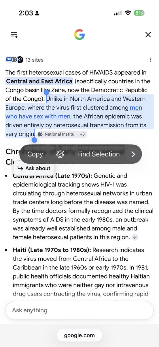 Kitsune779's tweet photo. @iamrrari @kneegro_plz @fw_bigjay Ur clearly STUPID ASF 💀💀that literally says IN THE UNITED STATES. The disease ain’t start here. The first widespread heterosexual cases of HIV/AIDS were identified and documented in Central &amp; East Africa (such as countries in the Congo basin) during the late 1970s- early 1980s https://t.co/4gxRxCqBTN