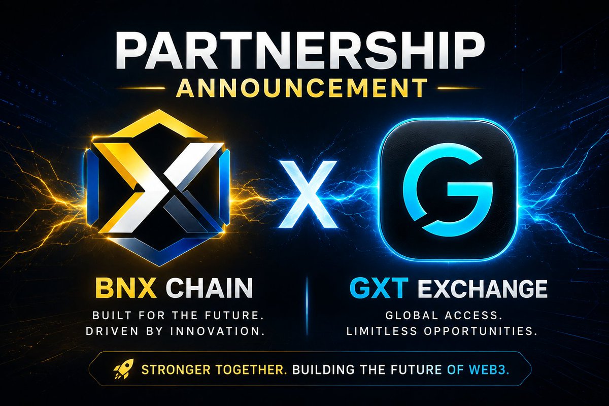 BinoxBlockchain's tweet photo. 🚀 PARTNERSHIP ANNOUNCEMENT 🚀

We’re excited to announce a new partnership between BNX Chain 🤝 GXT Exchange!

BNX Chain × GXT Exchange
💙 Stronger Together. Building the Future of Web3. @GXTExchange

#BNXChain #GXTExchange #BNX #Web3 #Blockchain https://t.co/DcOQNvnjPw
