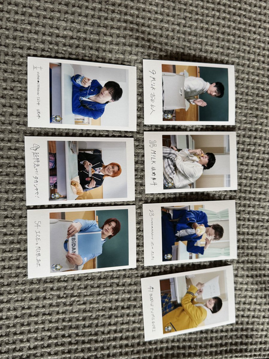 pocha__5th's tweet photo. EBiDAN THE LIVE 2026 15th Anniversary エビライ グッズ 隣の席 ミニフォト 交換

【譲】画像
【求】ワンエン HAYATO(前)

8/15、もしくは郵送
お心当たりのある方いましたらお気軽にお声がけください
#エビライ交換 https://t.co/8dilghKbVt