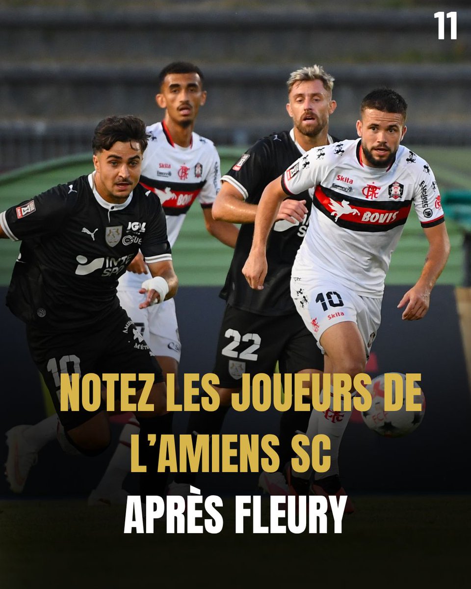 le11amienois's tweet photo. 0-0 à Fleury pour lancer la saison : qui a été le meilleur Amiénois ? Qui a le plus déçu ? 📊🤔
À vous de distribuer vos notes aux hommes d'Alain Pochat dans notre baromètre des lecteurs !
🎙️ Donnez vos notes ici 👇
https://t.co/VHc4n91Z1b
#AmiensSC #Ligue3 #FC91ASC https://t.co/fmjMwadSOI