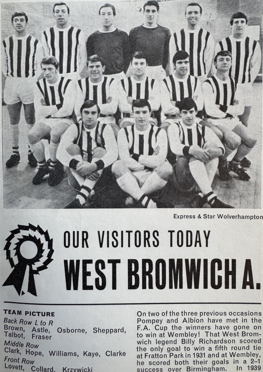 Theleaguemag's tweet photo. West Bromwich Albion 1967-68 https://t.co/J1W6Puv4hJ
