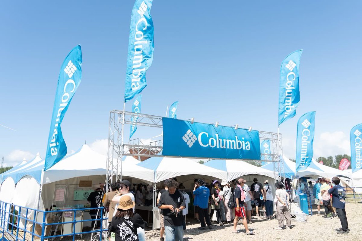 rsrfes_official's tweet photo. 【RSR2026　会場内協賛ブース_Columbia】
今年もアウトドアを快適に楽しむためのウェアやアクセサリーを販売します‼️
さらに毎年大人気のアクティビティコーナーもありますので是非お立ち寄りください🎶

詳しくは➡️ https://t.co/yGtRzMZcz7

#RSR26
#Columbia https://t.co/EMyACvAN8u