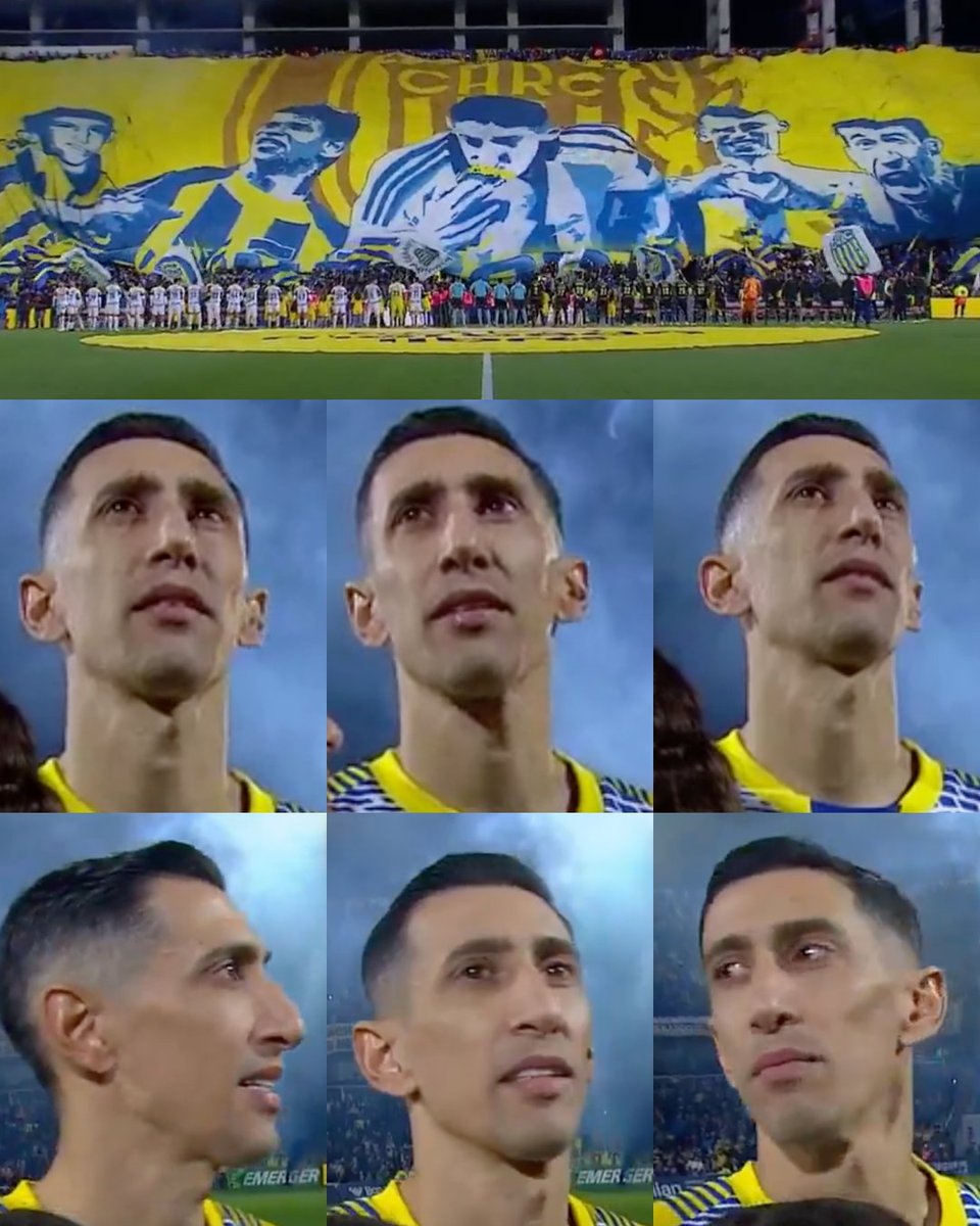 InvictosSomos's tweet photo. Ufff, qué MOMENTAZO. Justo antes del partido de Rosario Central ante Aldosivi, los hinchas de Rosario Central sorprendieron al Fideo con un emotivo homenaje. La afición del club de sus amores desplegó una pancarta especial para reconocerlo como una de sus leyendas. La emoción de Angelito, al ver lo que le habían preparado, lo dice absolutamente todo. El campeón del mundo apenas pudo contener las lágrimas. Y es que no hay nada más lindo que ser reconocido por tu propia gente. IMPOSIBLE NO EMOCIONARSE.