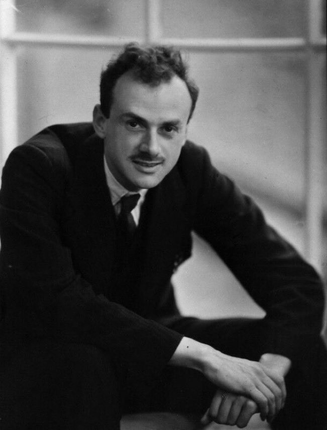 PhysInHistory's tweet photo. Happy Birthday to one of the titans of Quantum Mechanics, Paul Dirac, born 124 yrs ago today.

Dirac is one of the pioneers of Quantum mechanics and the first physicist to predict the existence of anti-matter. He received the 1933 Nobel Prize in Physics together with Erwin Shcrödinger.