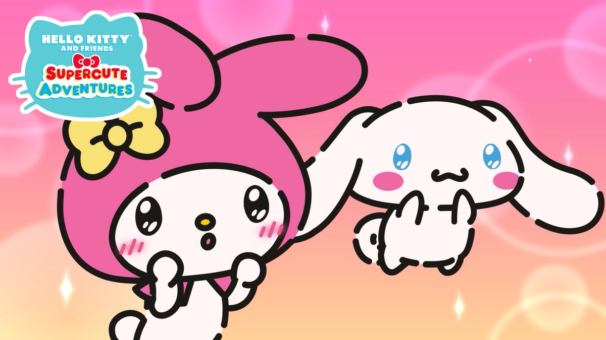 sanrio_news's tweet photo. #スーパーキュートアドベンチャーズ
「メロディのどっち？ゲーム」
︶︶︶︶︶︶︶v︶︶︶︶︶︶︶︶︶
マイメロディとシナモンが
楽しいゲームをしているよ♡
ふたりが選ぶのはどっちかな？
▼動画をチェック♪
https://t.co/jDktBQC1ye https://t.co/s62aITiH3S