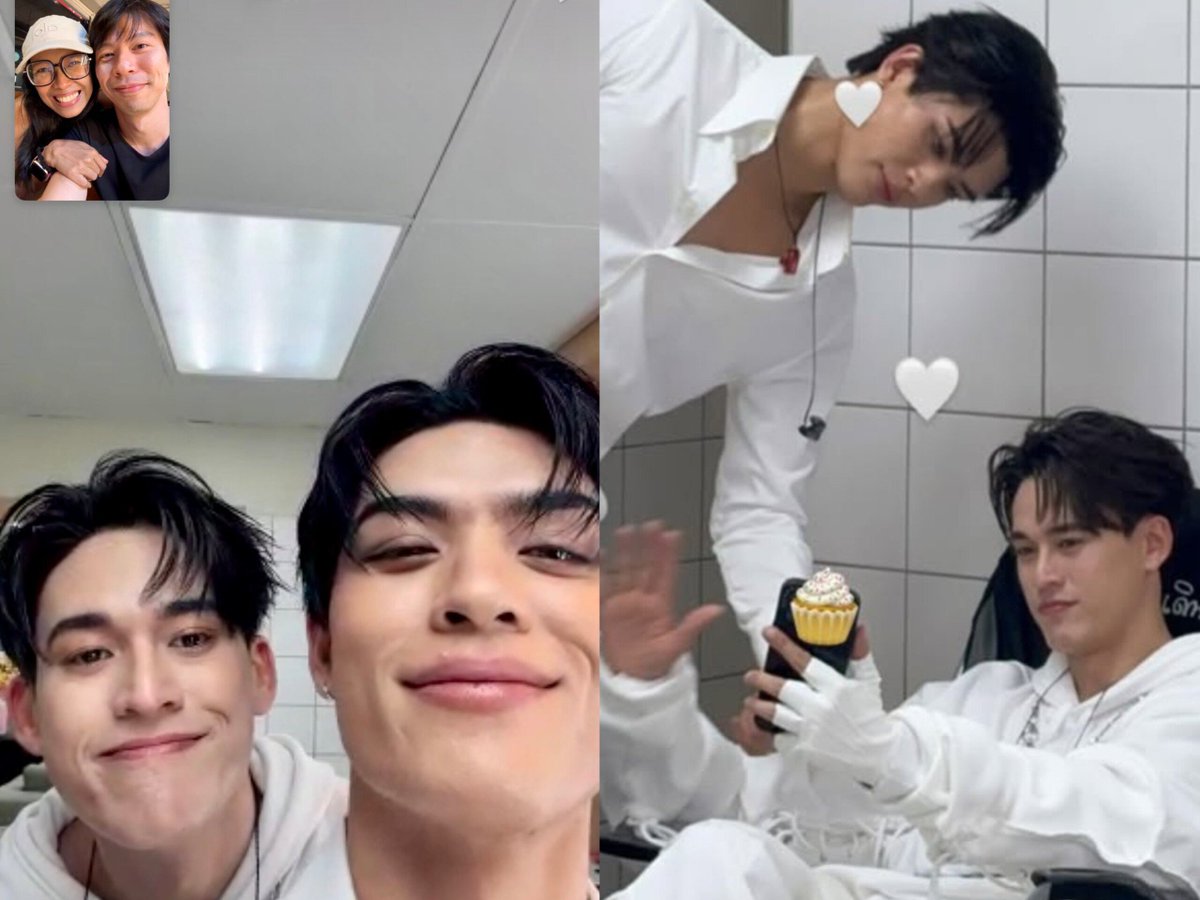 whispryou's tweet photo. จอสกวินคอลคุยกับเควินแล้วก็พี่ฝ้ายนี่เอง น่ารักมากจังอะ ｡°(°.◜ᯅ◝°)°｡ https://t.co/qkvOZldBU8