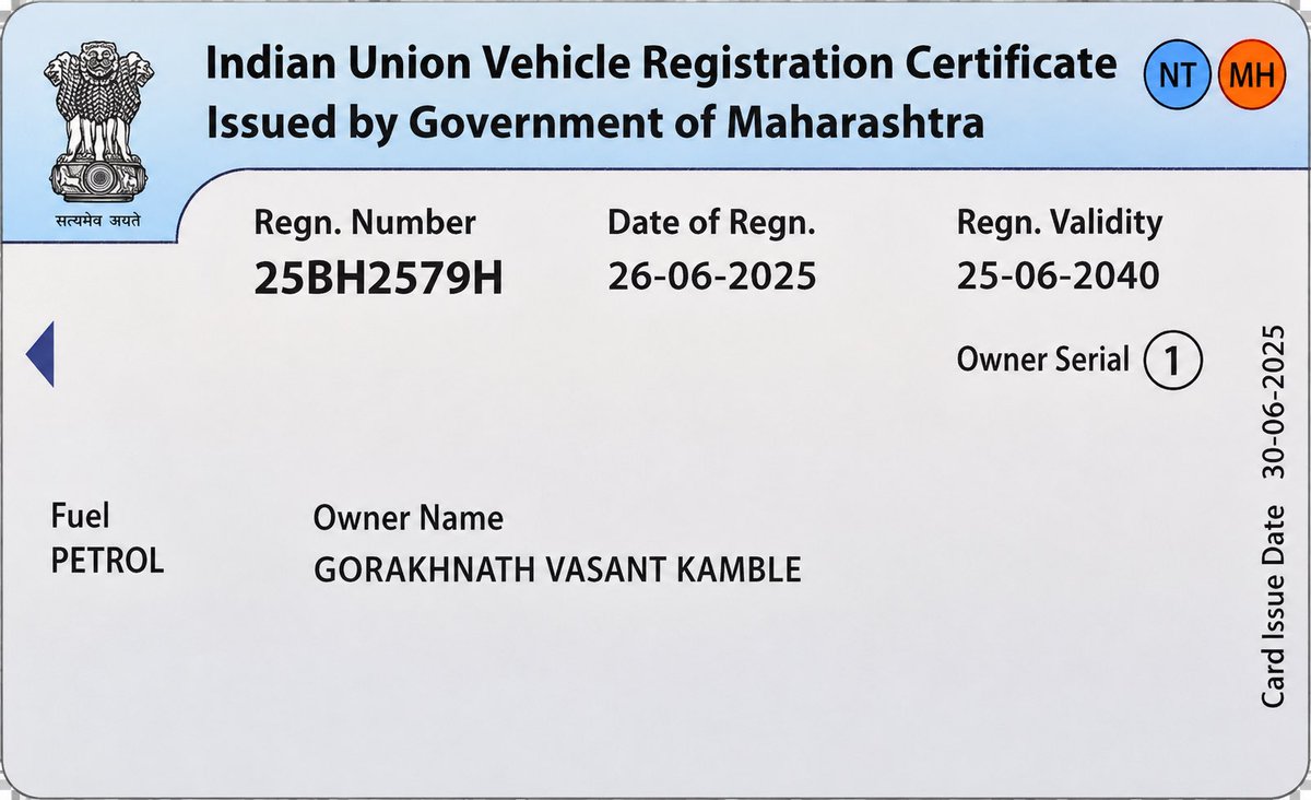 gorakh533's tweet photo. @MahaPolice @NashikCity Wrong e-Challan issued against my vehicle. Challan No. MH296137260807172232 was issued on 07 Aug 2026 at 17:12:25 for vehicle 25BH2579H, alleging that the driver was not wearing a seat belt in Nashik. https://t.co/0mdGGjpF3B
