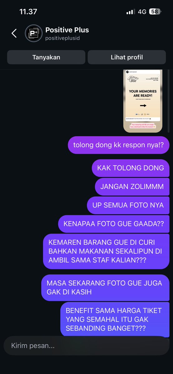 happygurlsss_'s tweet photo. dengan sangat baik hati dari kemaren udah diem bahkan di zolimin pun gapernah banyak omong tapi kali ini udah cape jujur gue cuma pengen foto 1:1 gue di keluarin,masa udah mencuri makanan minuman bahkan freebies dan skrg foto pun ga dapet??

#JustYouandWin1stsoloFMinJakarta https://t.co/bJAKMHmDys