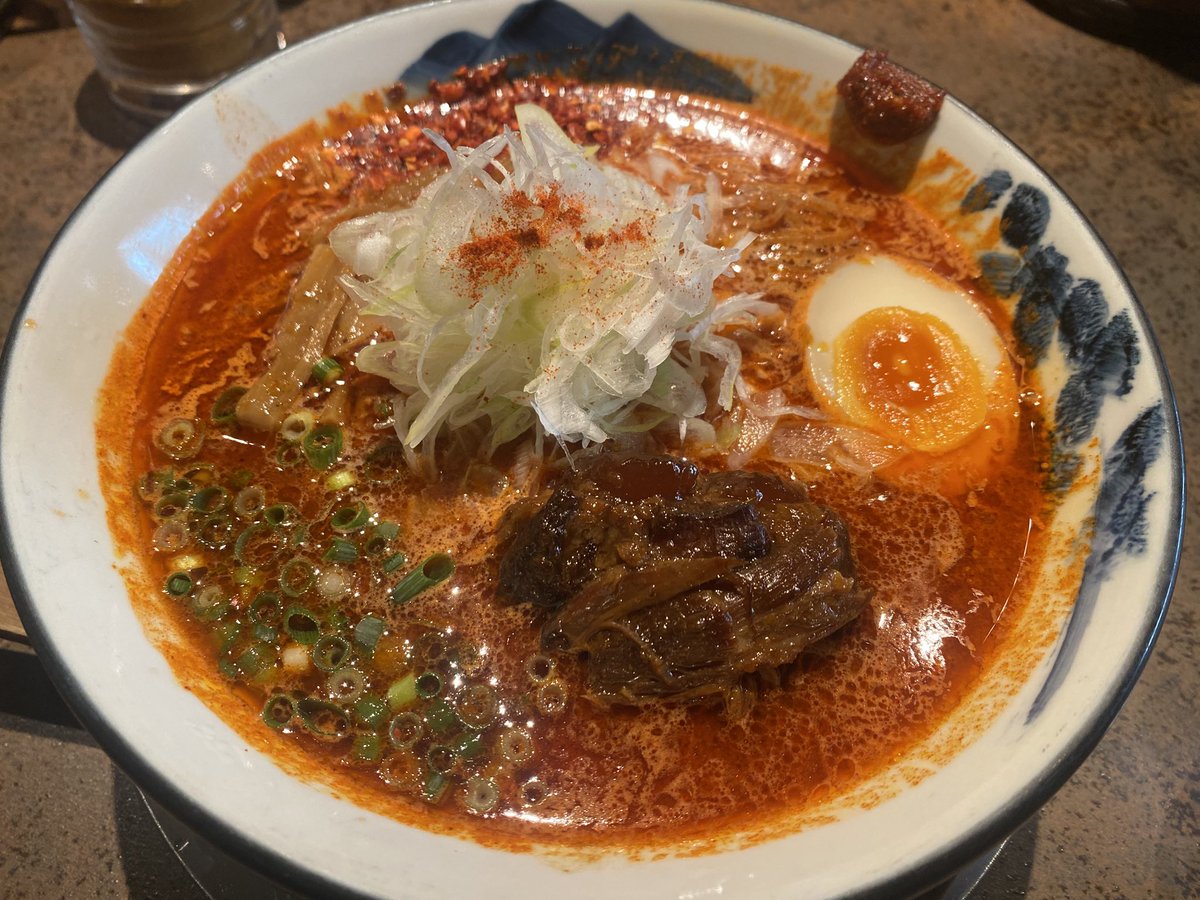 zun089's tweet photo. 原宿の辛紅に初訪問！
柚子の酸味が効いてて美味しかった！ https://t.co/HYJD45eYOc