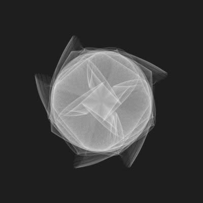 megamitts1's tweet photo. Echo 8th August 2026

For more please follow:
https://t.co/fJc54gnfVN

#p5js #processing #trigonometry #geometry #geometricart #art #monochrome #blackandwhite #mathart #math #lines #generativeart #algorithm #echo #scifi #scifiart #algorithmicart #spirograph #moire https://t.co/CjhezV8kS2