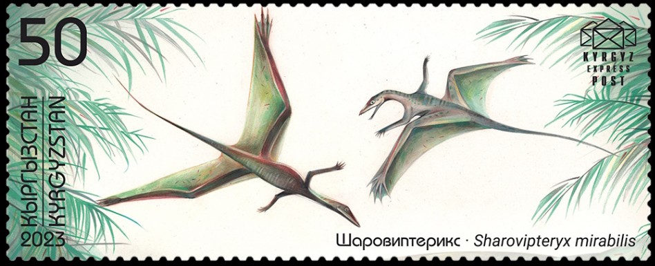 CRCpaleos's tweet photo. FILATELIA
Sharovipteryx mirabilis (Kirguistán, 2024)
#Triasico https://t.co/8FEu0klxQU