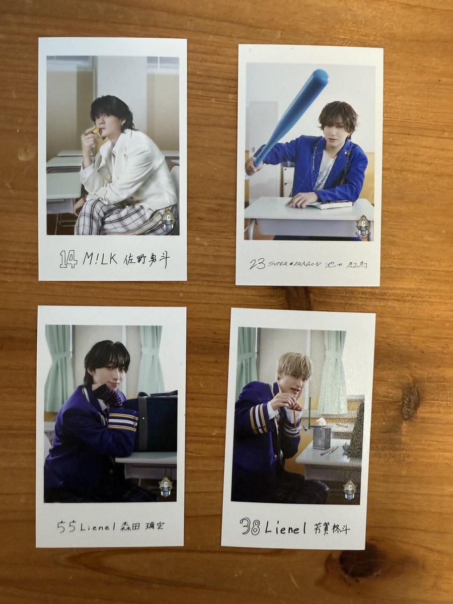 361Hapi's tweet photo. EBiDAN THE LIVE 2026 15th Anniversary エビライ グッズ ミニフォト 譲渡

譲→佐野勇斗　池田彪馬　芳賀柊斗　森田璃空　SHOOT SHOW カイ　ユーキ

求→定価（250円）or両面トレカ長野（2対1）

佐野さんは纏めてのみ。
エビライ13日ミュージアム15日都内手渡し、郵送も可
お気軽にお声がけください https://t.co/3D7sBXnBid