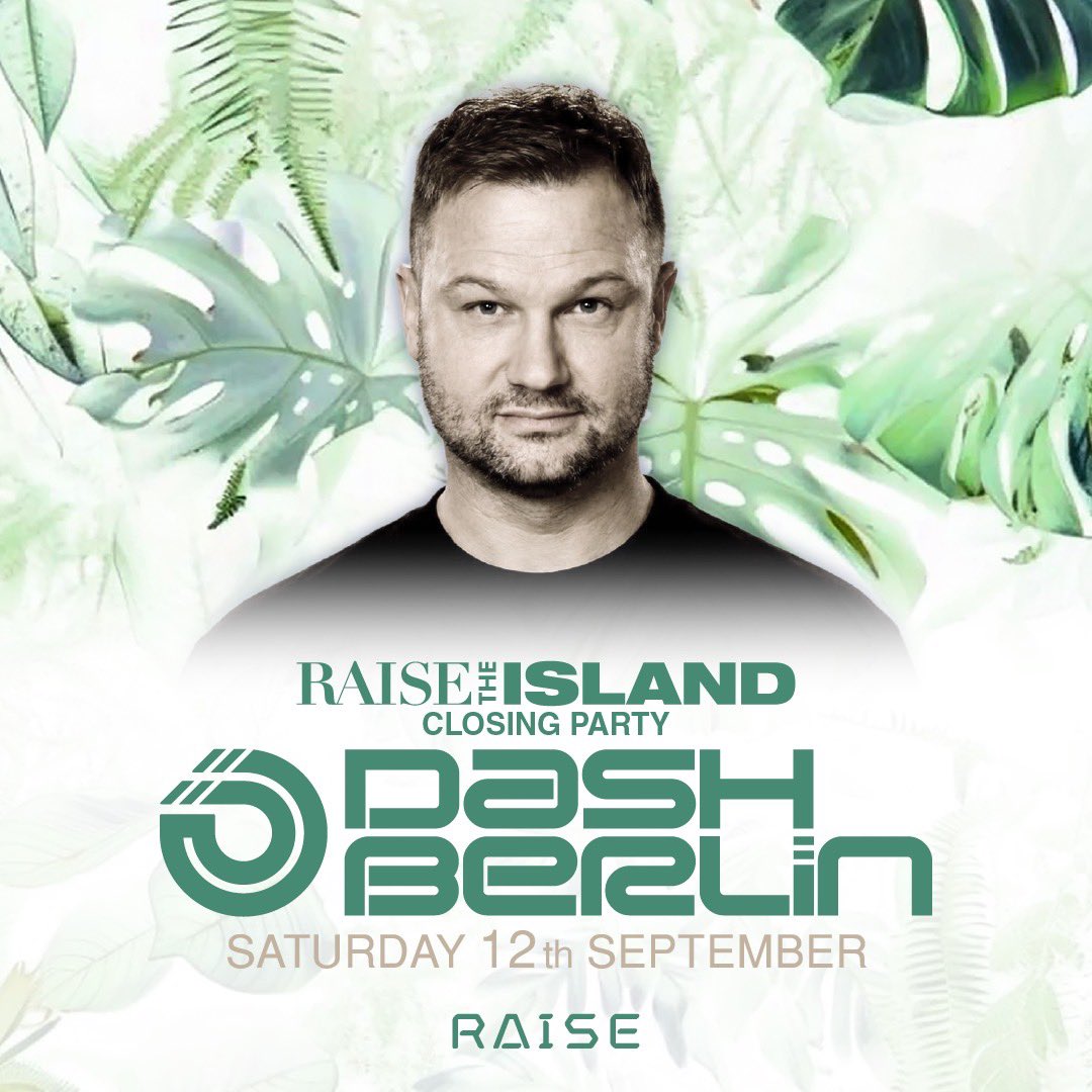 RAISE_TOKYO's tweet photo. RAISE the ISLAND 2026
CLOSING PARTY

ついに、Jeffrey Sutoriusが
DASH BERLIN名義でRAISEに登場する。

世界中のフロアを歓喜と一体感で包んできた
ダンスミュージックシーンの象徴。
長い時間を経て、
世界がDASH BERLINとして記憶する本人が、
その名を背負い、再びステージに立つ。

RAISE the ISLAND 2026。
この夏の最後を締めくくるのは、
DASH BERLINによる、特別なクロージングナイト。

Jeffrey Sutorius will finally take the stage at RAISE under the legendary DASH BERLIN name.

An icon of the global dance music scene, DASH BERLIN has united crowds around the world with unforgettable anthems and emotional performances.

After years apart, the artist the world remembers as DASH BERLIN is once again performing under the name that defined an era.

To close out RAISE the ISLAND 2026, we're bringing you a truly special night.

Celebrate the end of summer with an unforgettable closing party featuring DASH BERLIN.

#raisetokyo #tokyo #dashberlin #tokyonightlife @DashBerlin