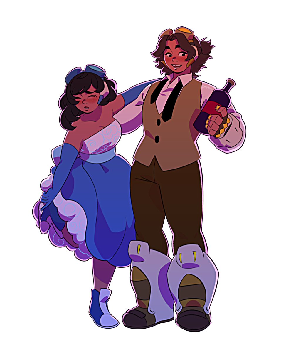 sirchowderz_'s tweet photo. PHILVEN REDRAW ‼️
New - old 

#overwatch #venture #ocxcanon 😈 https://t.co/4709Dct6G1