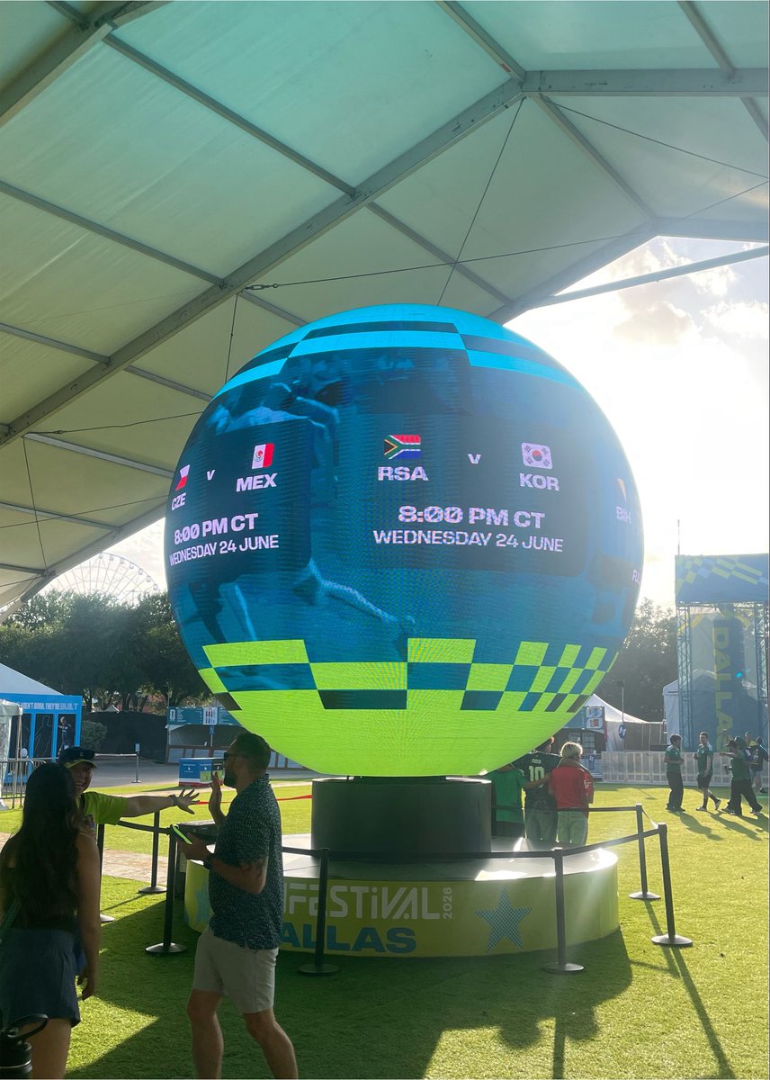 masataptrip's tweet photo. ダラスのワールドカップファンフェスティバル ＠ Fair Park

#北中米W杯観戦記 #FIFAWorldCup #Daihyo #Dallas https://t.co/mU2AdWnDgk
