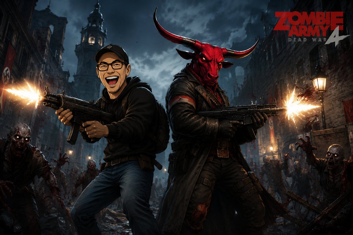 _Neuronenfrost_'s tweet photo. 🧟‍♂️💥 Heute wird ordentlich aufgeräumt!

Gemeinsam mit CodeRed geht’s in Zombie Army 4 gegen eine ganze Horde Untoter. 🔫💀
Mal sehen, wie lange wir durchhalten, bevor uns die Zombies überrennen! 😂

🔴 https://t.co/Y7OlWUwWAq

#Twitch #ZombieArmy4 #Gaming #Coop #LiveStream https://t.co/jRnpv3y7rG