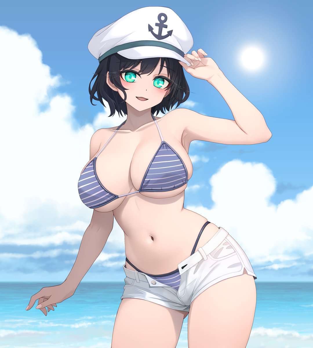 enji_you's tweet photo. 海といえばみなみっちゃん！

#村紗水蜜 
#東方Project https://t.co/ZkgOFcXp46