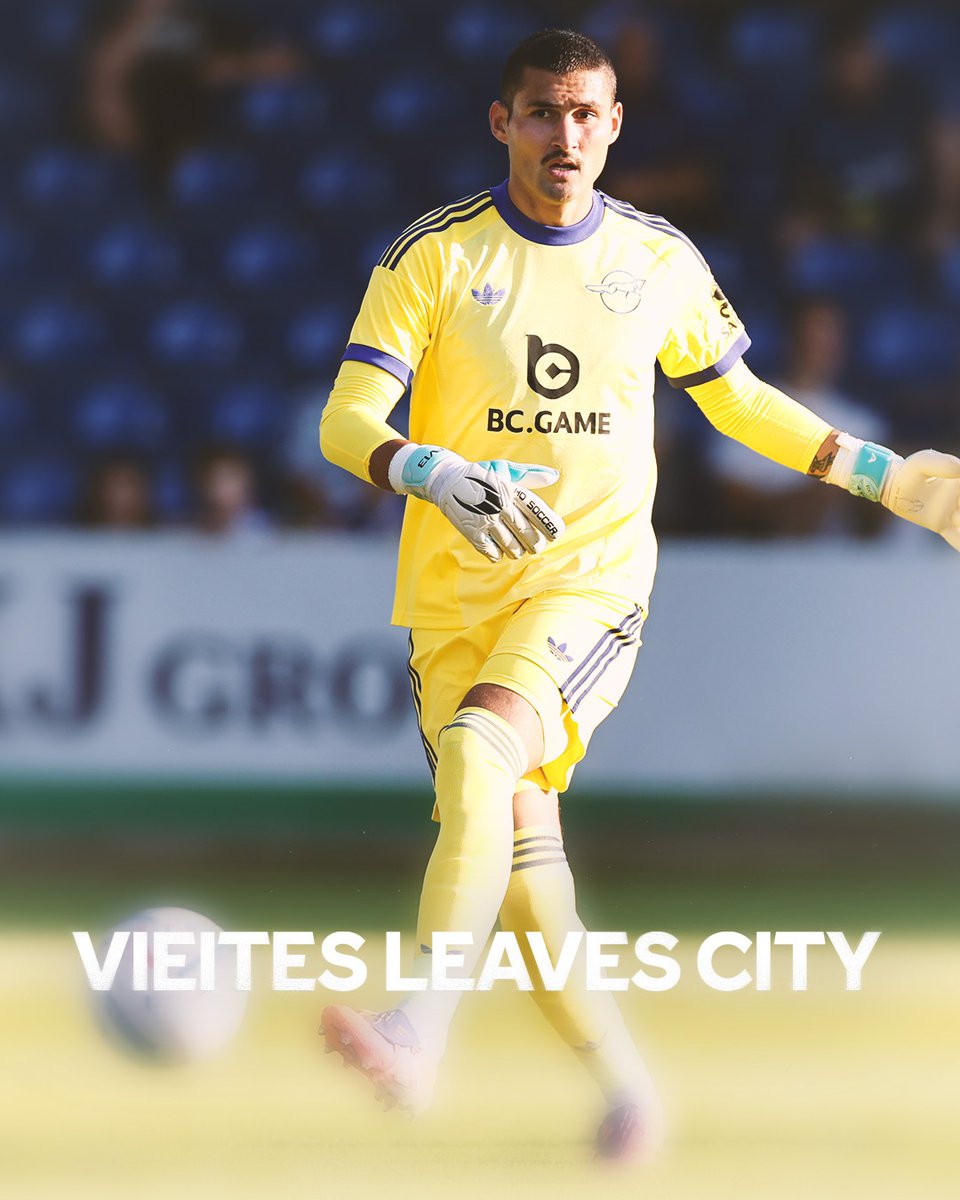 LCFC's tweet photo. Francisco Vieites departs with our best wishes after a mutual agreement was reached for the termination of his contract 🔷