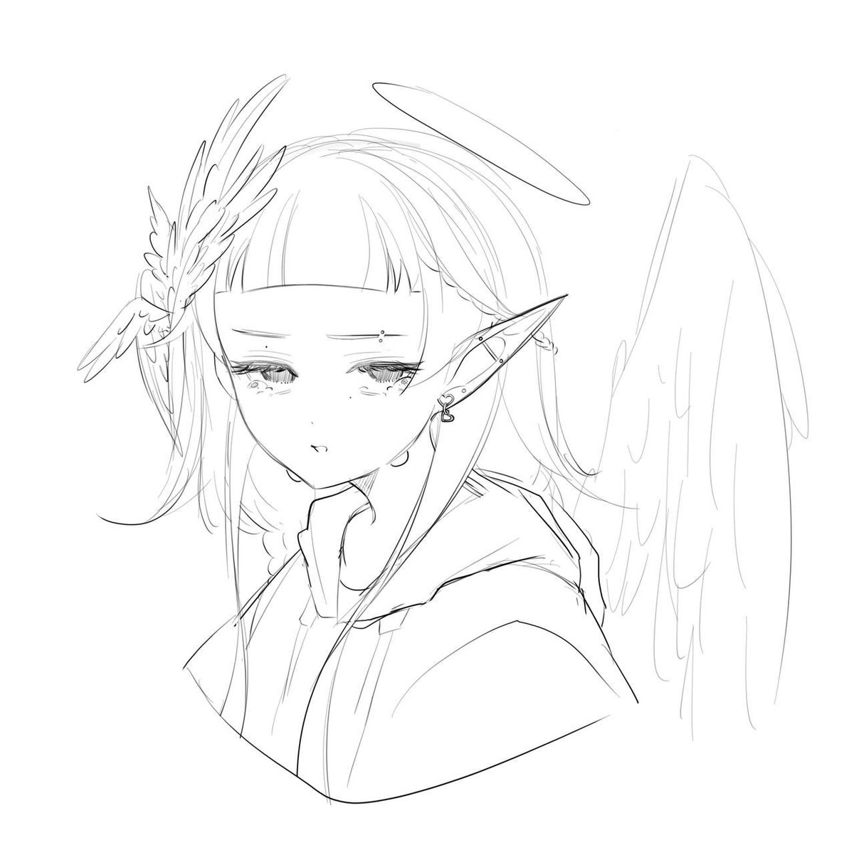 minberru's tweet photo. Celia Amore D'Angelo (sketch) https://t.co/v5xy072ECL